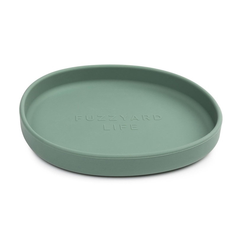 FuzzYard Life Silicone Cat Dish Myrtle Green