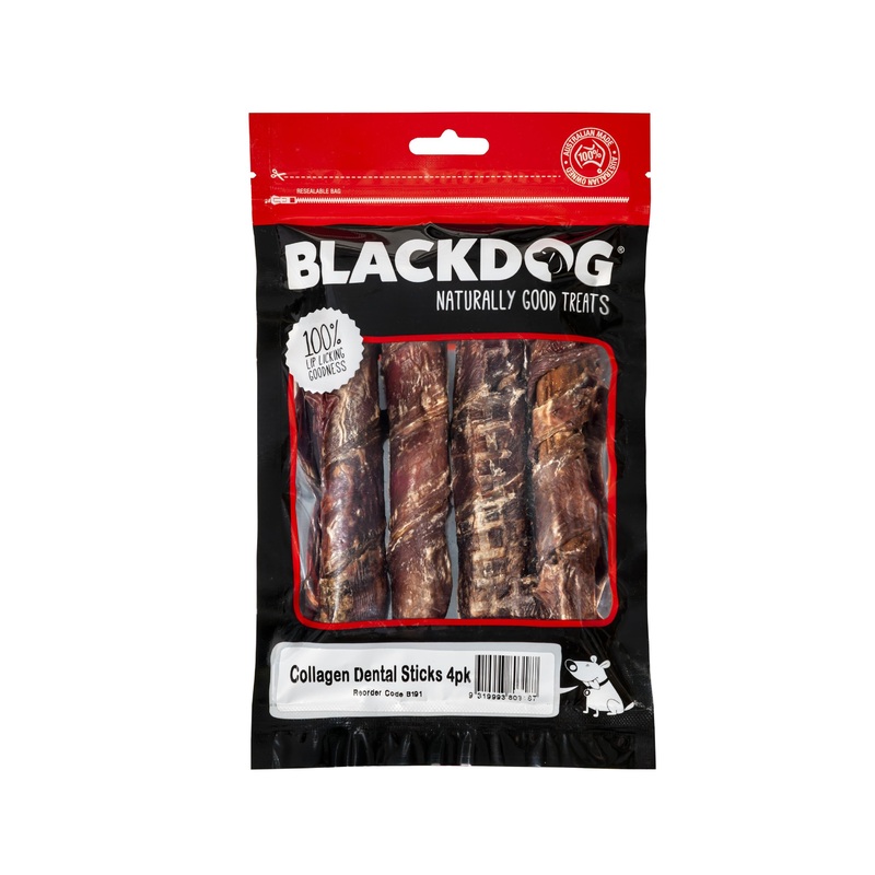 Blackdog Collagen Dental Sticks Dog Treat 4 Pack
