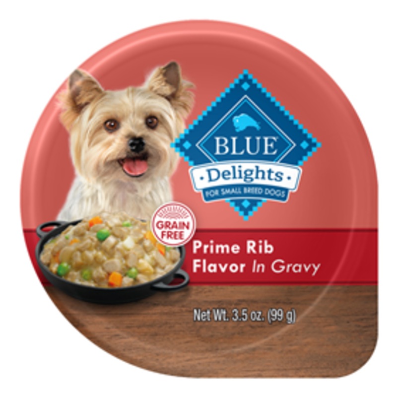 Blue Buffalo Blue Delights Grain-Free Prime Rib Flavor in Gravy 3.5 oz.