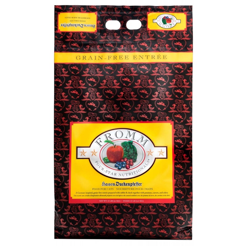 Fromm Four Star Grain Free Adult Hasen Duckenpfeffer Recipe Dry Cat Food