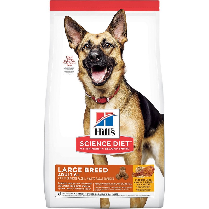 Hill’s Science Diet Adult 6+ Large Breed Chicken Meal, Rice, & Barley Recipe Dry Dog Food