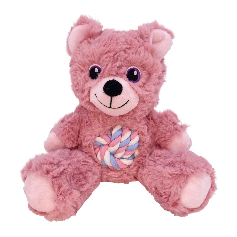 KONG Knots Teddy – Small|Blue|Pink
