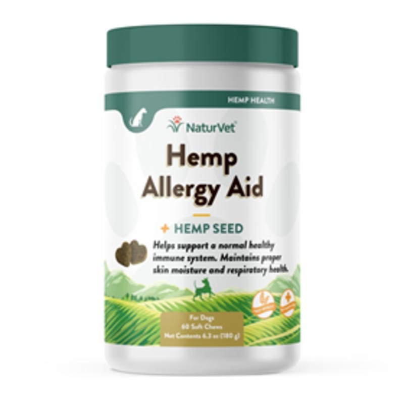 NaturVet Hemp Allergy Aid Soft Dog Chew