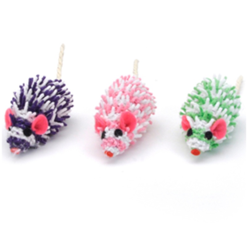 Coastal Turbo Mop Mice Cat Toy 6.75 in