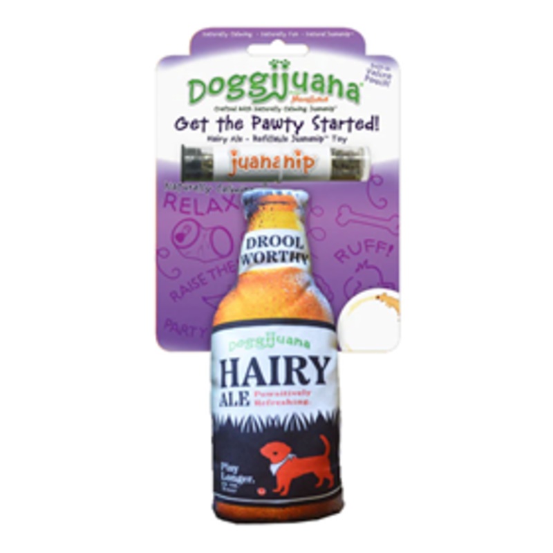 Doggiuana Get the Party Started Hairy Ale Refillable Juananip Toy