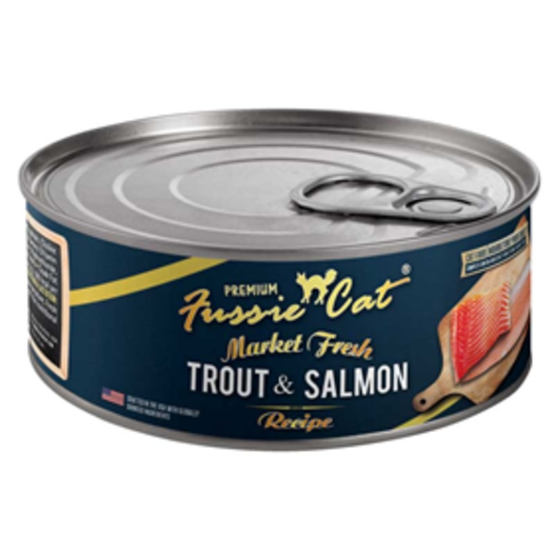 Fussie Cat Market Fresh Trout & Salmon Recipe 5.5 oz.