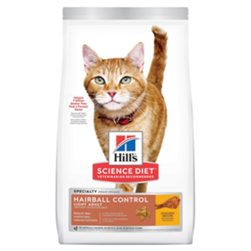Hill’s Science Diet Adult Hairball Control Light Cat Food