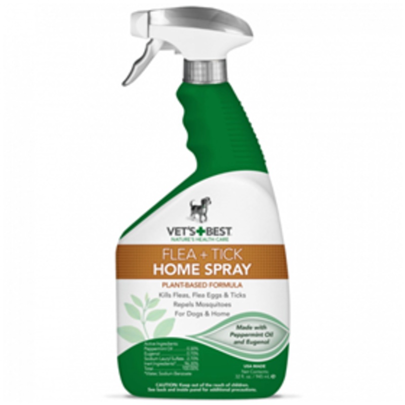 Vet’s + Best Flea & Tick Home Spray All Natural 32 oz.