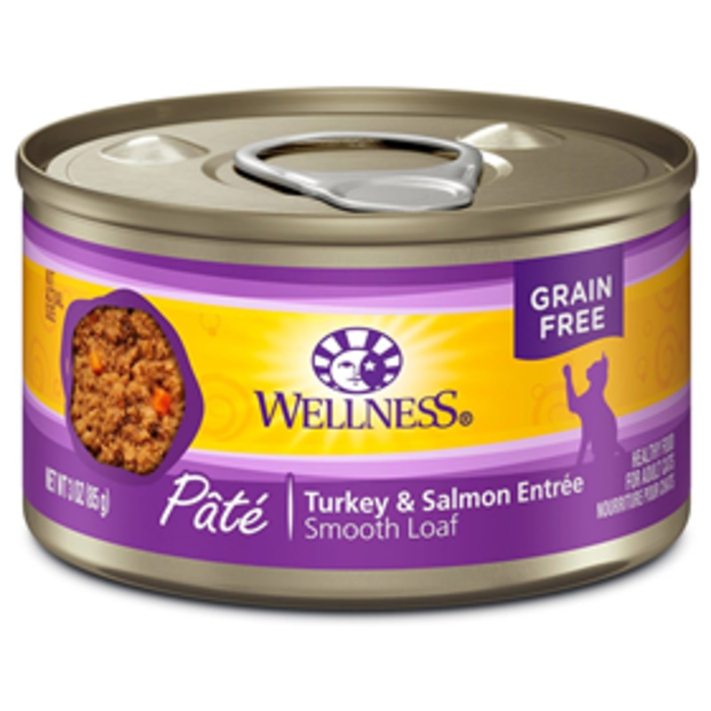 Wellness Complete Health Pate Turkey & Salmon Recipe Canned Cat Food 12.5 oz.