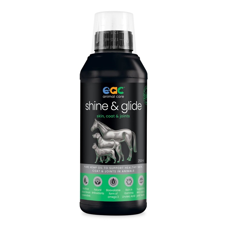 EAC shine & glide – Pure Natural Cold-Pressed Hemp Oil for Horses, Dogs and Cats