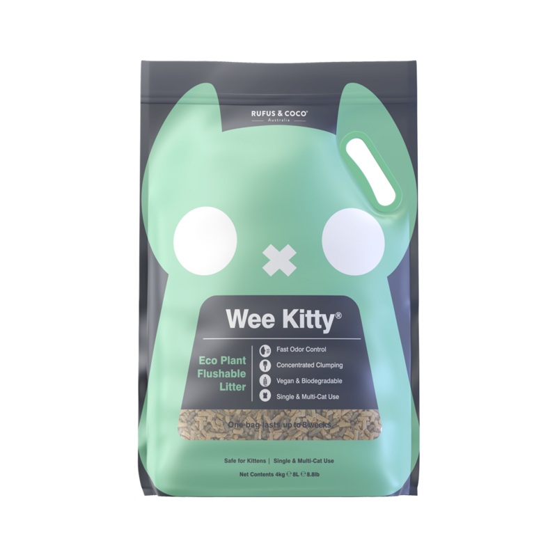 Rufus & Coco Wee Kitty Eco Plant Cat Litter