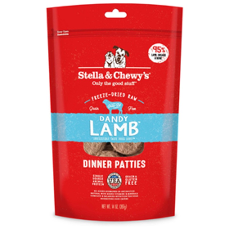 Stella & Chewy’s Dandy Lamb Dinner for Dogs Freeze-Dried