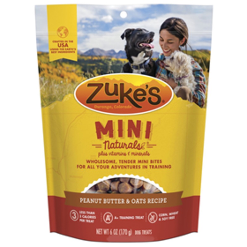 Zuke’s Mini Naturals Healthy Moist Dog Treats Peanut Butter