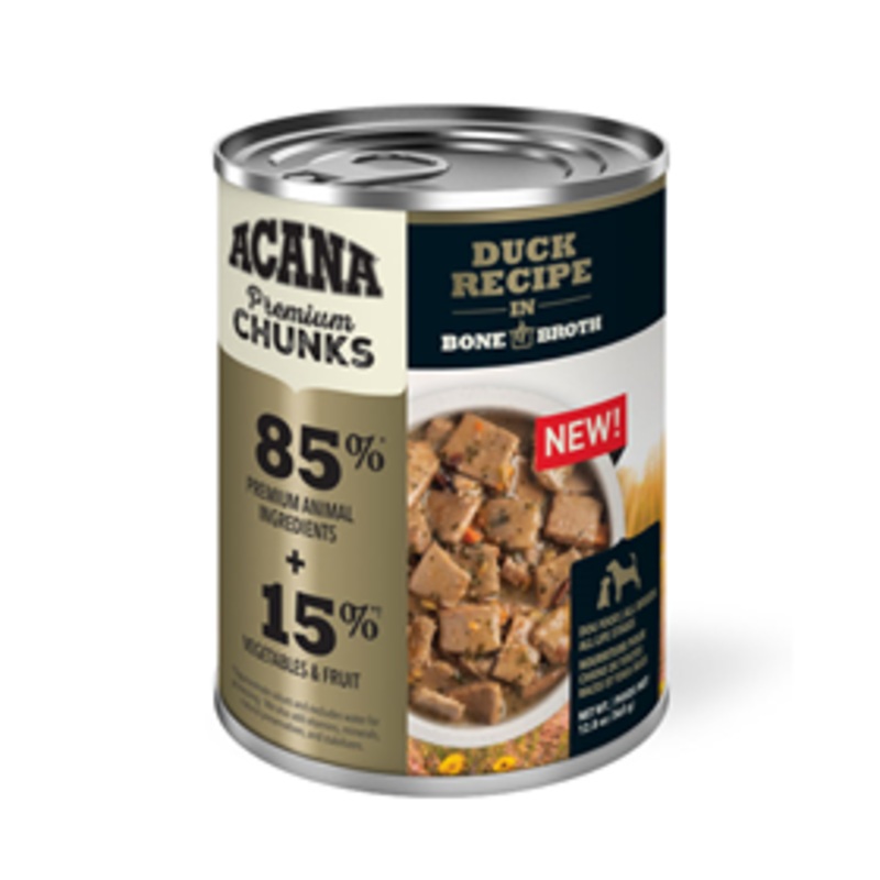 ACANA Premium Chunks Duck Recipe in Bone Broth 12.8 oz.