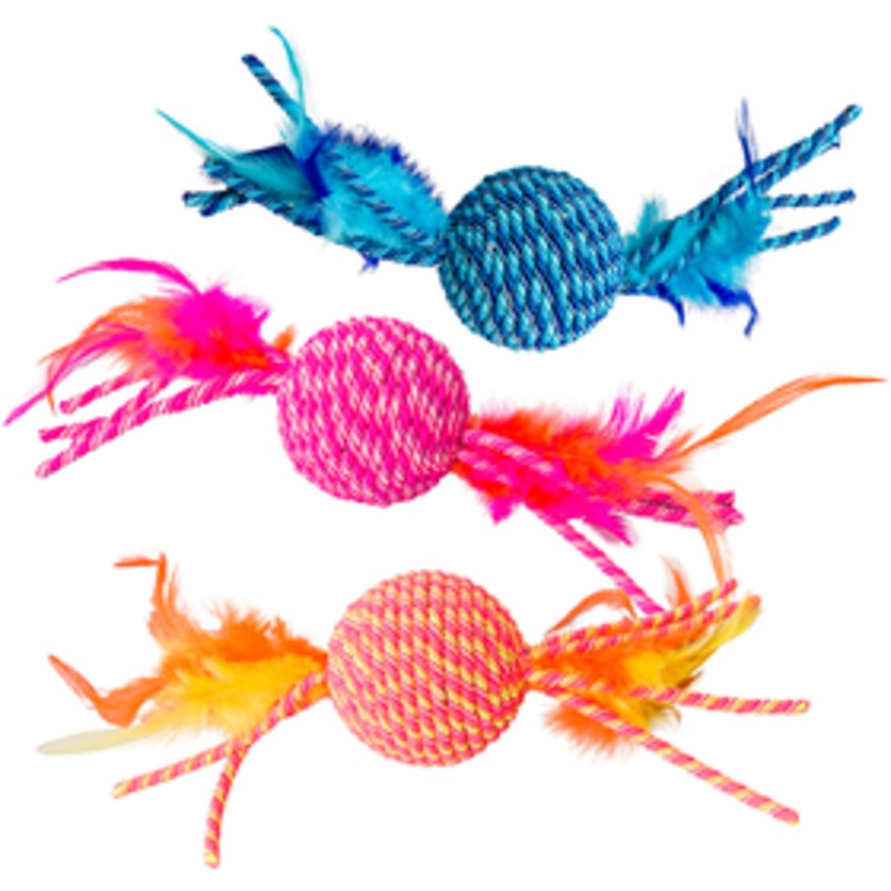 Spot Elasteeez Ball Feathers Assorted