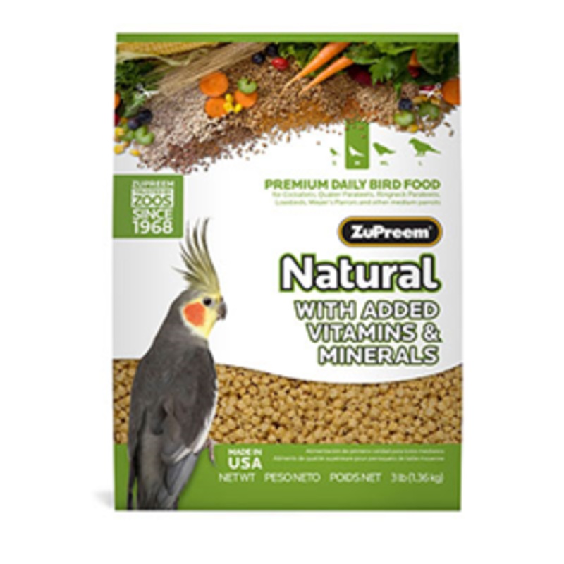ZuPreem AvianMaintenance Natural Diet 2.5 lb Cockatiels