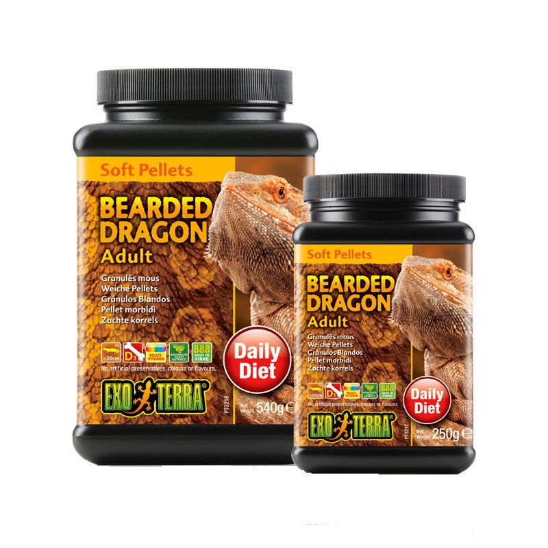 Exo Terrra Bearded Dragon Food – Soft Pellets