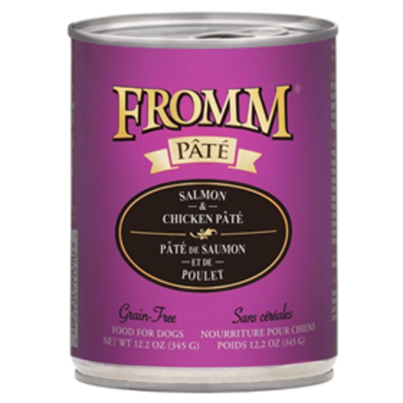 Fromm Salmon & Chicken Pate Can Food for Dogs 12.2 oz.