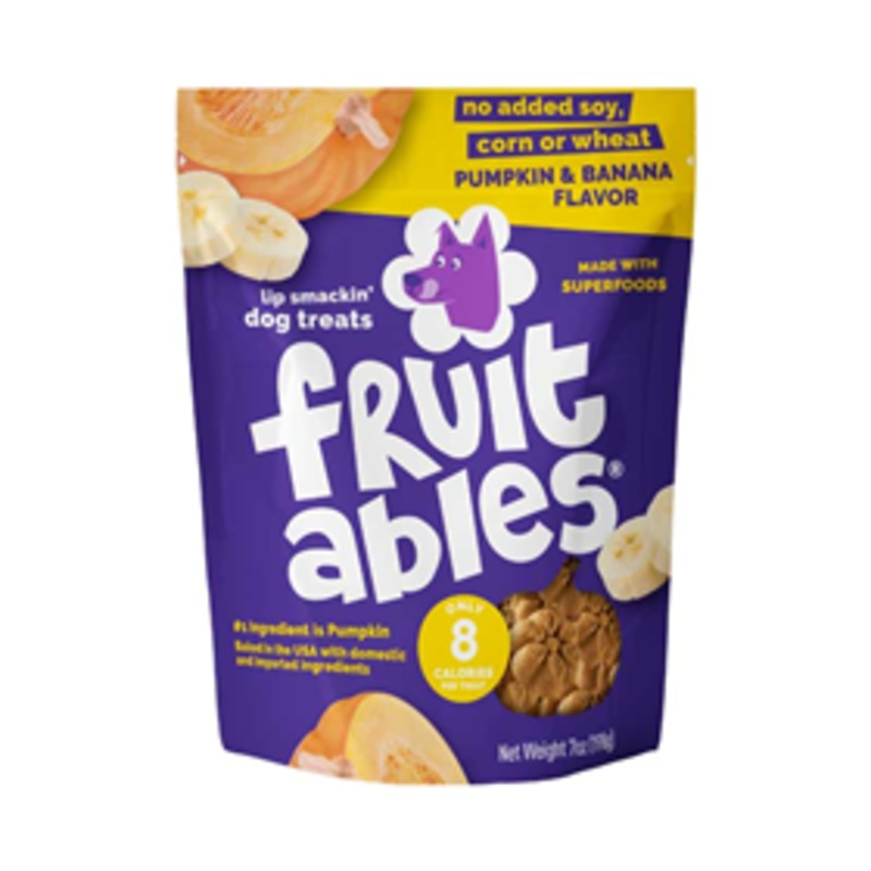 Fruitables Baked Pumpkin & Banana Dog Treats 7oz
