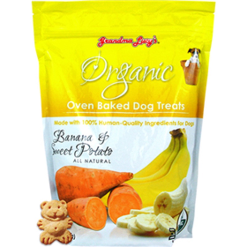 Grandma Lucy’s Organic Oven-Baked Banana & Sweet Potato Dog Treats 14 Oz.