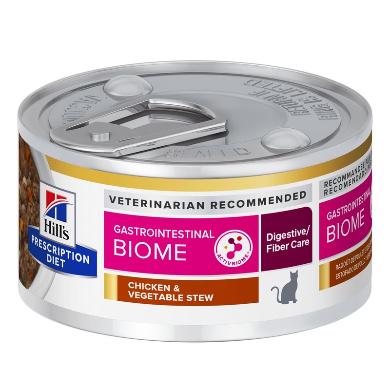 Hill’s Prescription Diet Feline Gastrointestinal Biome Stress Chicken & Vege Stew 85g x 24