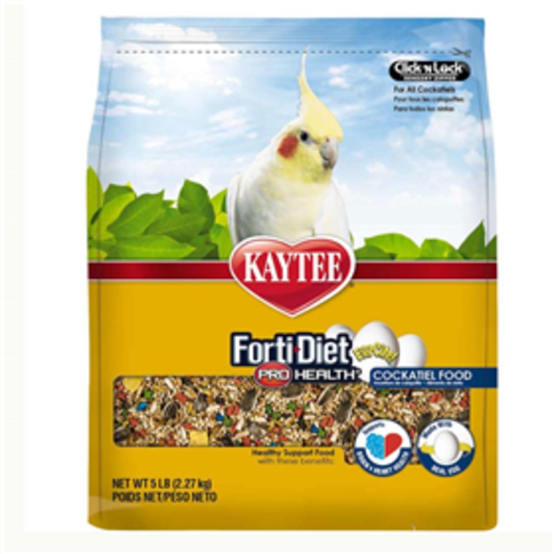 Kaytee Forti-Diet Pro Health Egg-Cite! Cockatiel Food 5lbs