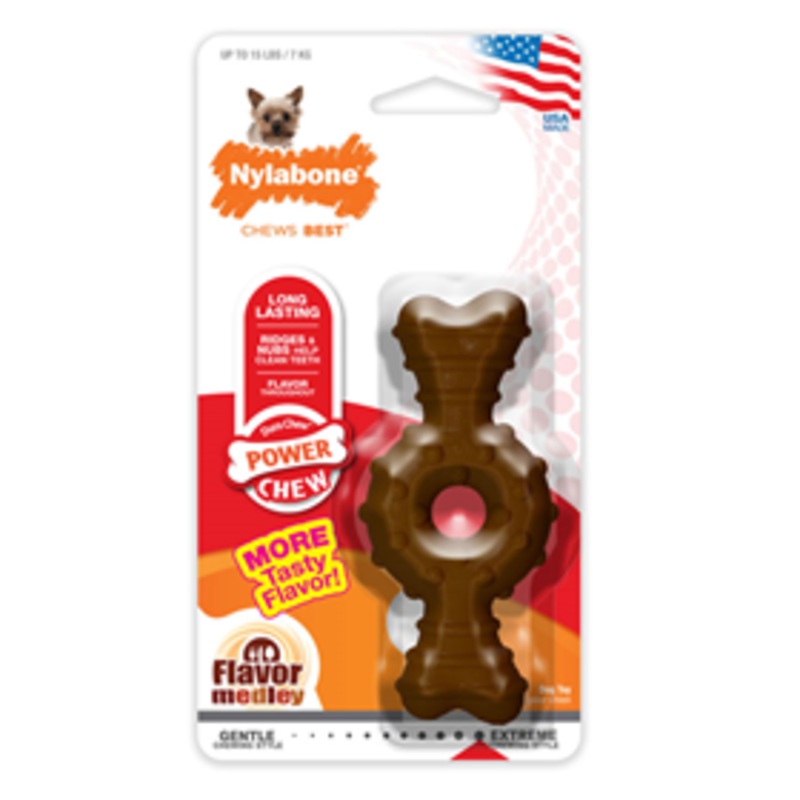 Nylabone Power Chew Ring Bone Dog Toy