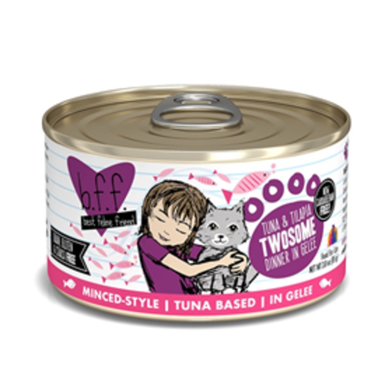WERUVA b.f.f. Tuna & Tilapia Twosome Dinner in Gele Cat Food