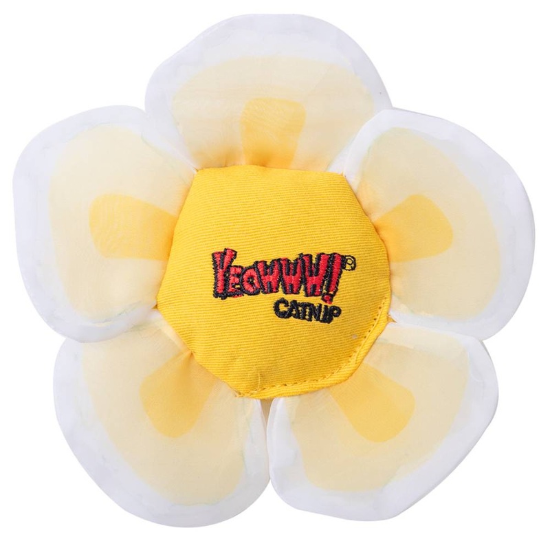 Yeowww! Catnip Daisy’s Flower Tops White