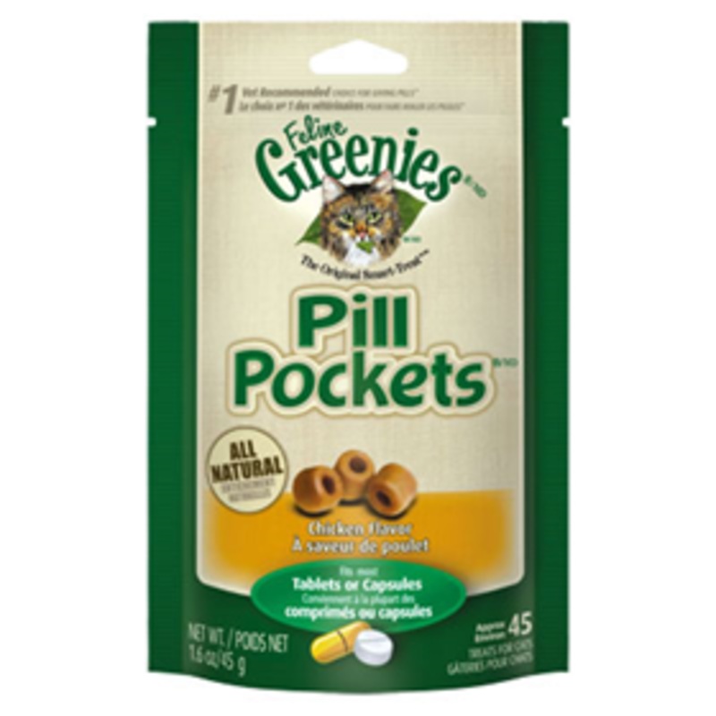 Feline Greenies Pill Pockets Chicken Flavor