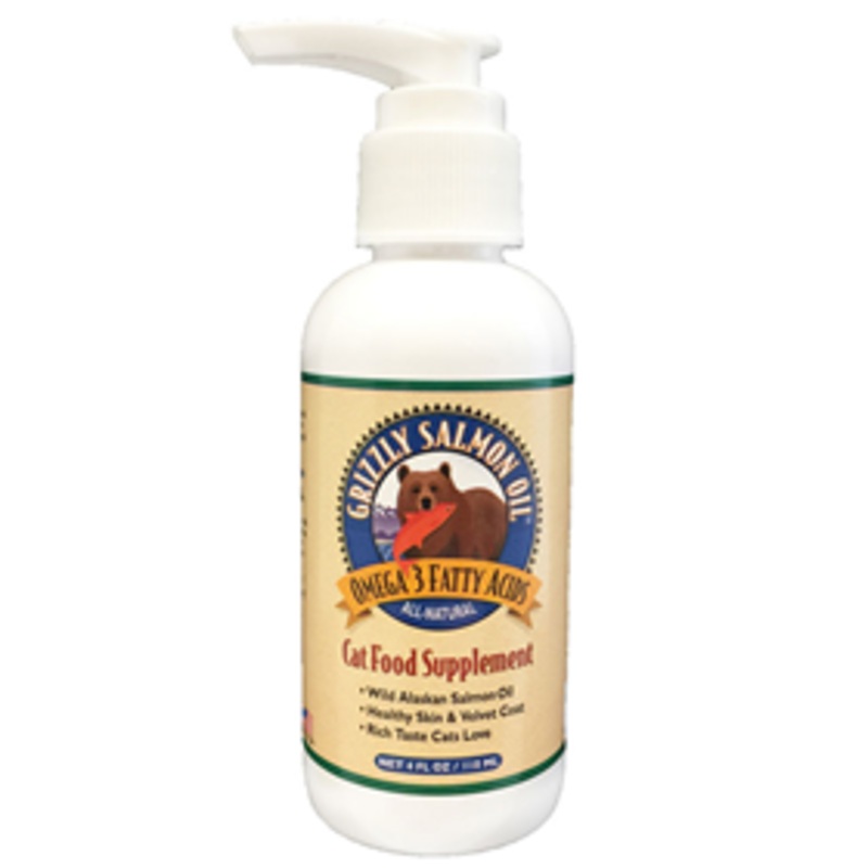 Grizzly Pet Products Cat Salmon Oil 4 oz.