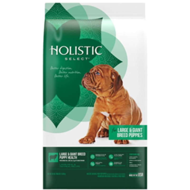 Holistic Select Large & Giant Breed Puppy Health Lamb Meal & Oatmeal Recipe 30 lbs.