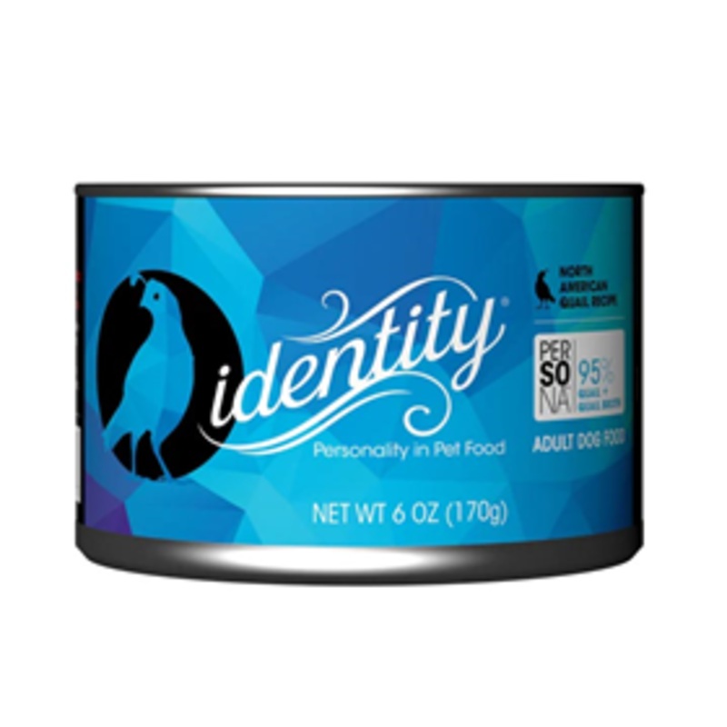 Identity Persona 95% North American Quail Recipe Adult Dog Food 6 oz.
