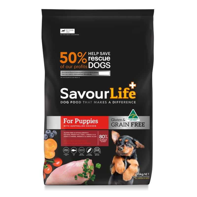 SavourLife Grain Free Puppy Standard Chicken Dry Food