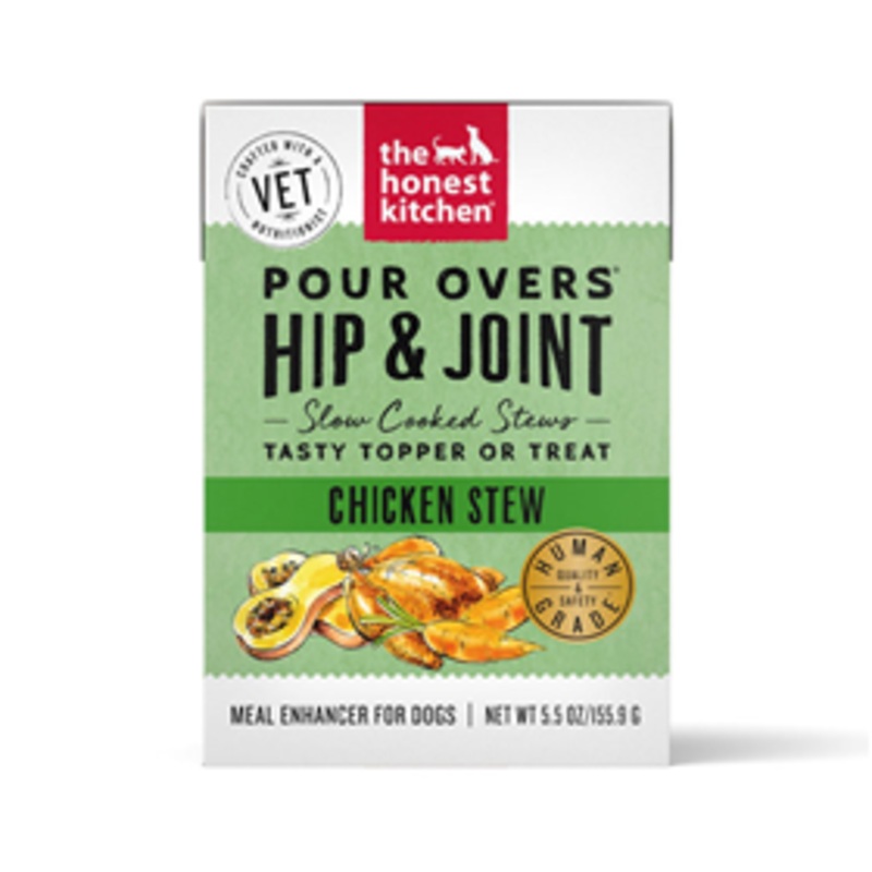 The Honest Kitchen Pour Overs Hip & Joint Chicken Stew Meal Enhancer for Dogs 5.5 oz