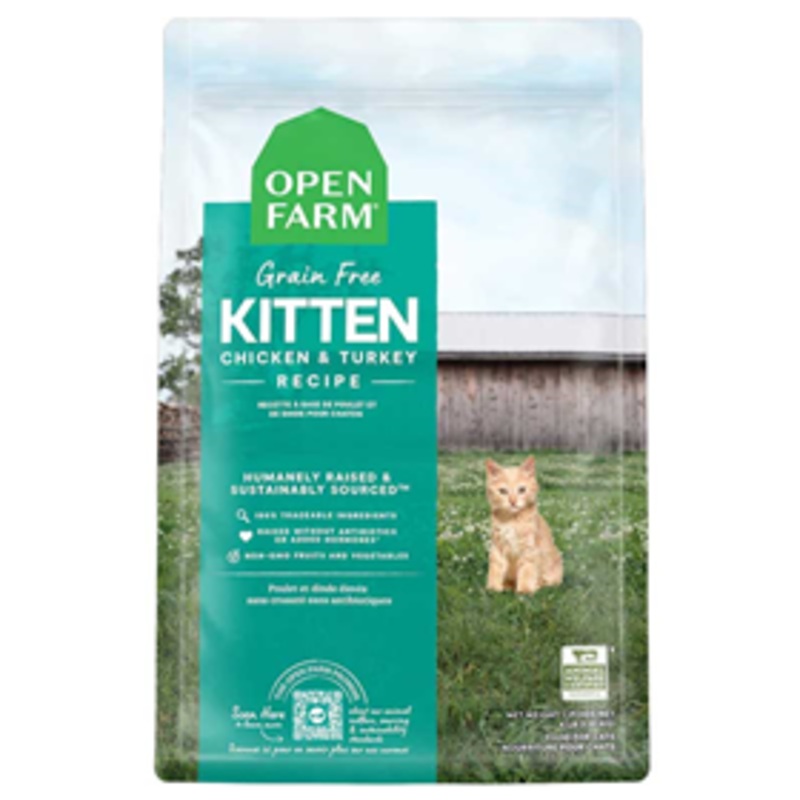 Open Farm Kitten Grain-Free Chicken and Turkey Recipe 4lbs