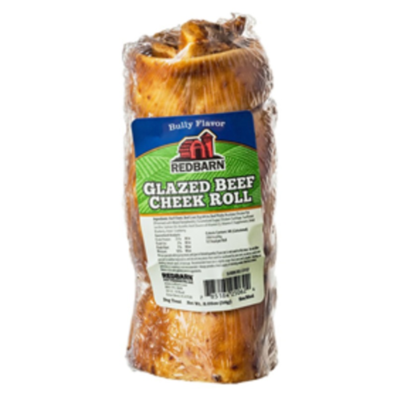 Redbarn Glazed Beef Cheek Rolls Bully Flavor
