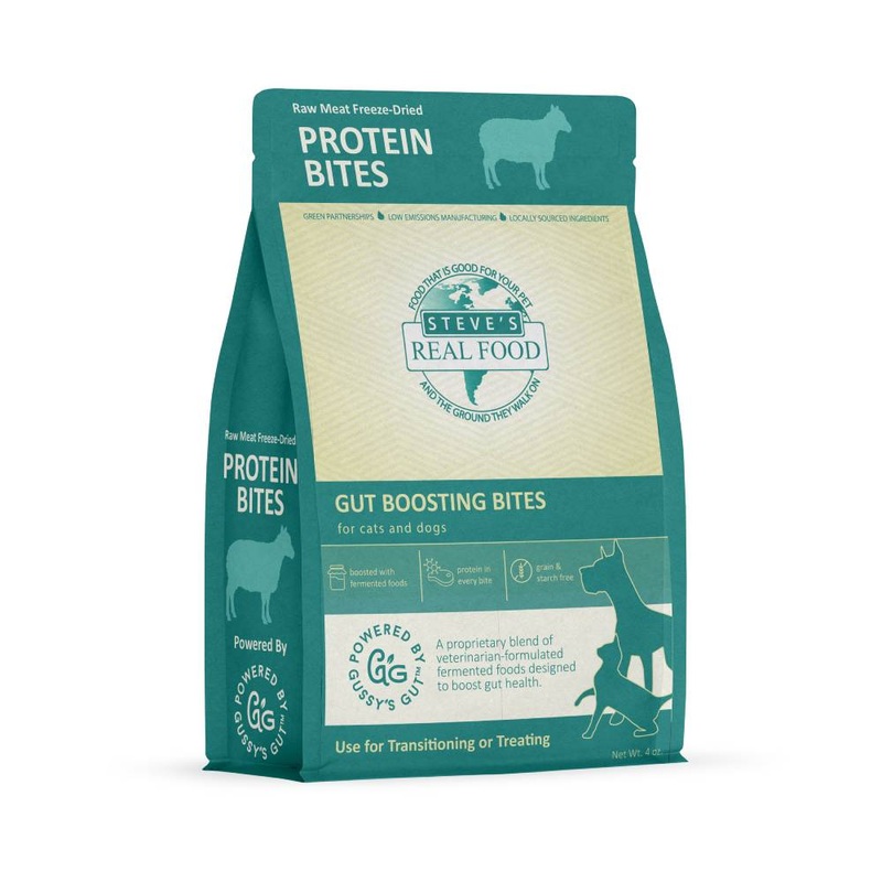 Steve’s Real Food Cats & Dogs Treat Raw Meat Freeze Dried Lamb Protein Bites 4oz