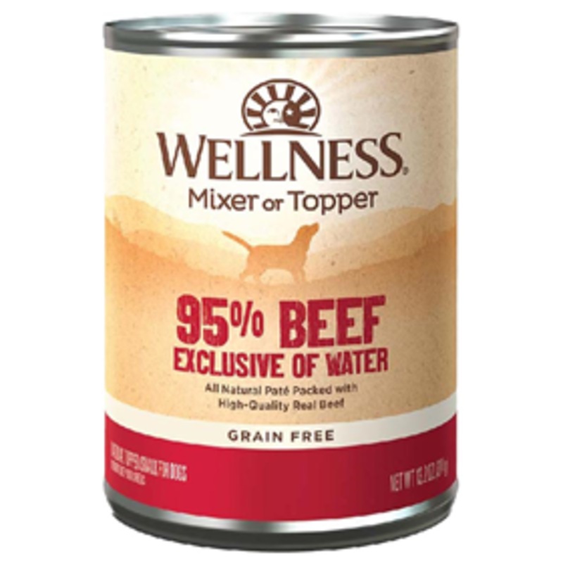 Wellness 95% Beef Canned Dog Food 13.2 oz.