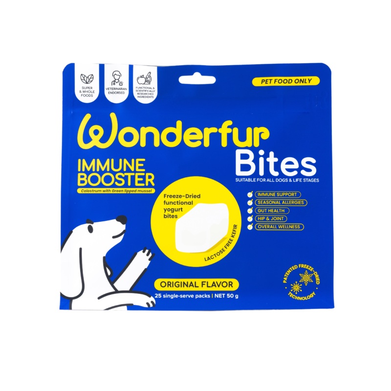 Wonderfur Bites Immune Booster Dog Treats 50g