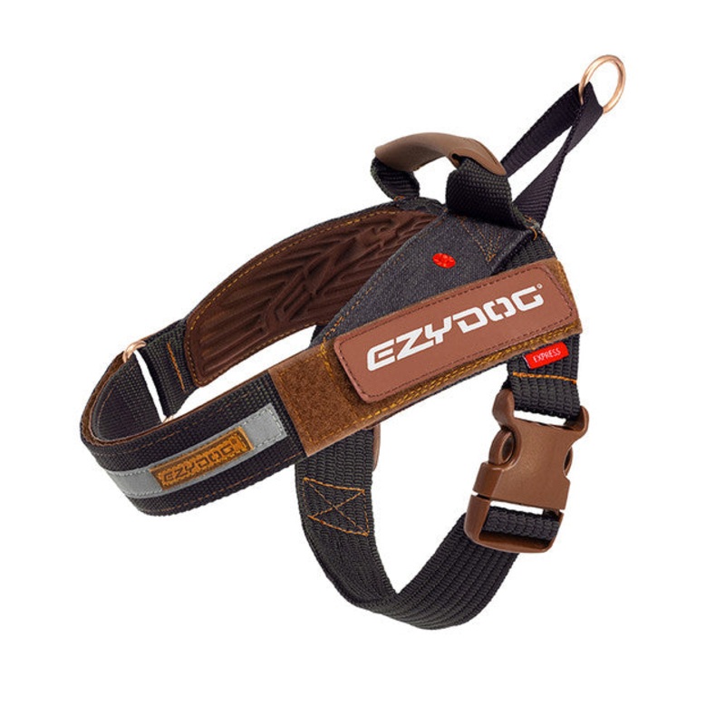 EzyDog Black Denim Express Harness