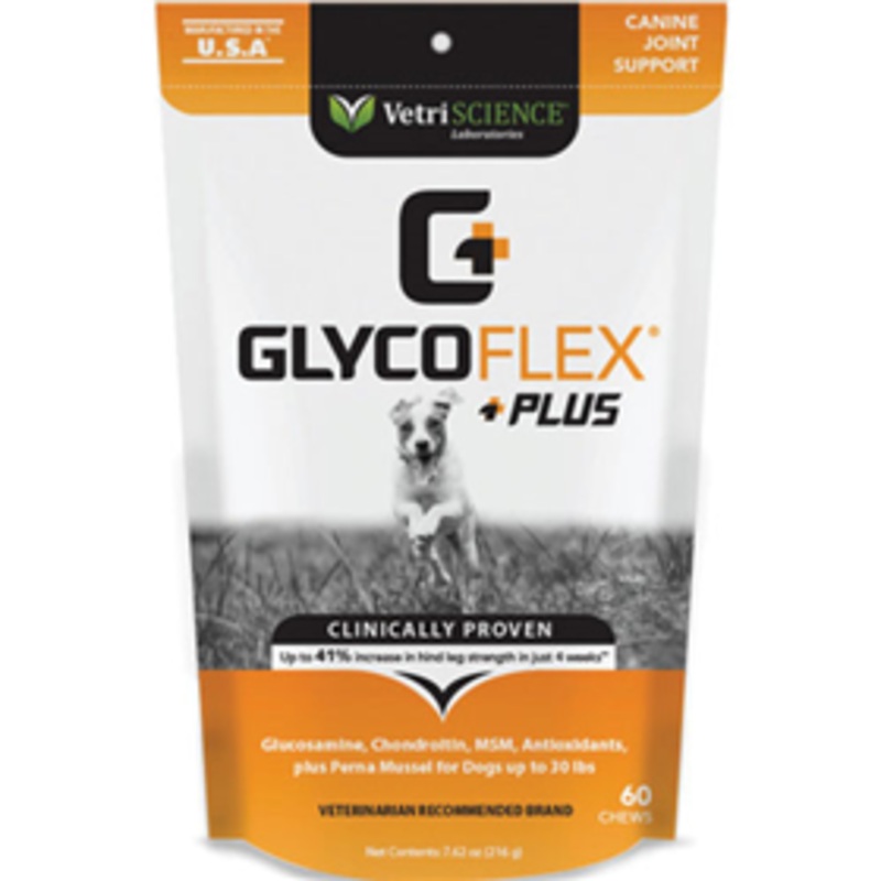 GlycoFlex + Plus for Dogs Up to 30 lbs. 60 ct. Chews