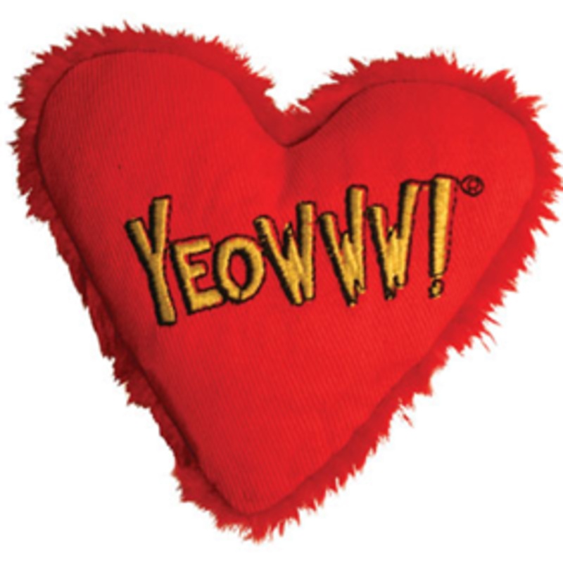 Yeowww! Hearrrt Attack Heart Catnip Toy