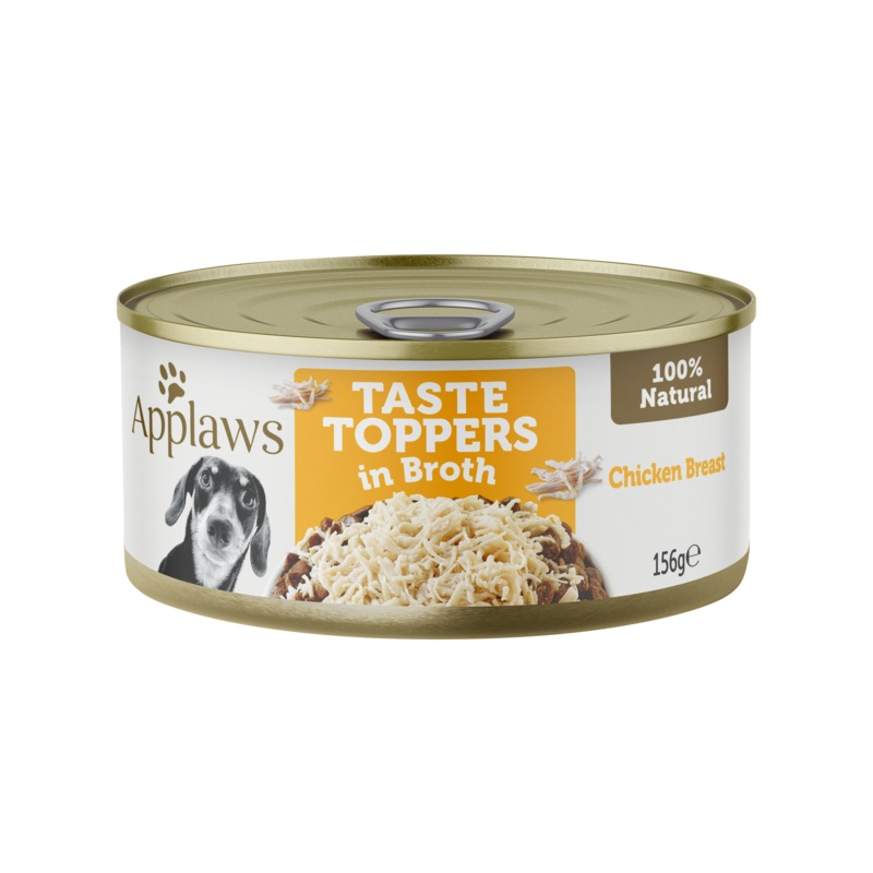 Applaws Taste Toppers Wet Dog Food Chicken Breast 156g x 16