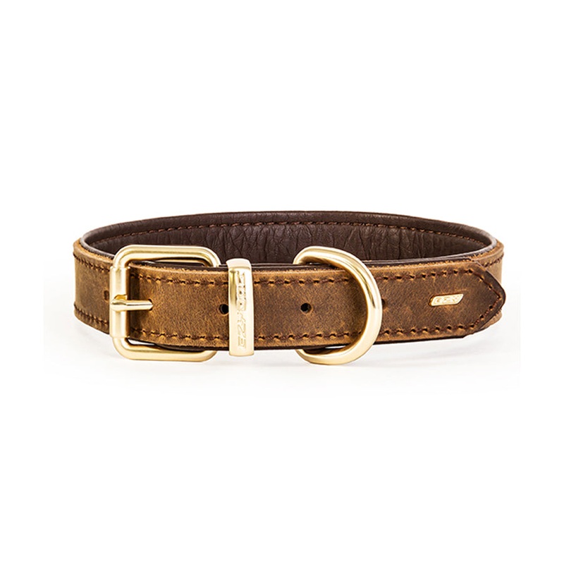 EzyDog Oxford Classic Leather Dog Collar