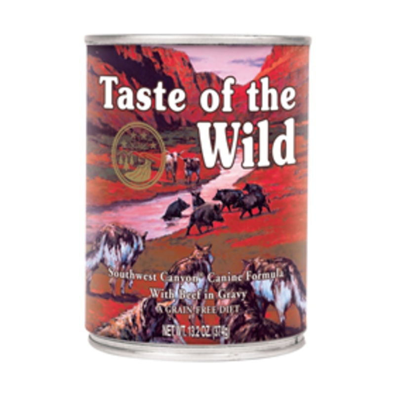 Taste of the Wild Southwest Canyon Canine Formula with Beef in Gravy Dog Food 13.2 oz