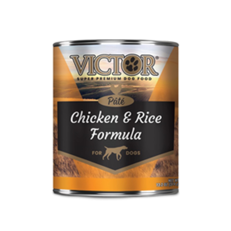 VICTOR Chicken & Rice Formula Pate for Dogs 13.2 oz.