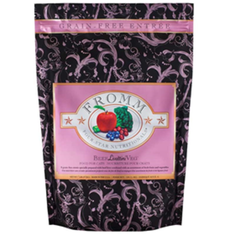 Fromm Family Four-Star Nutritionals Beef Livattini Veg Cat Food 4 lbs.