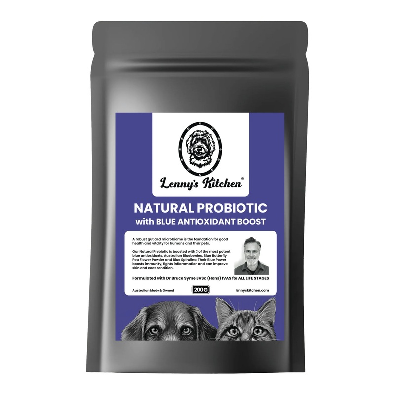 Lenny’s Kitchen Natural Probiotic with Blue Antioxidant Boost