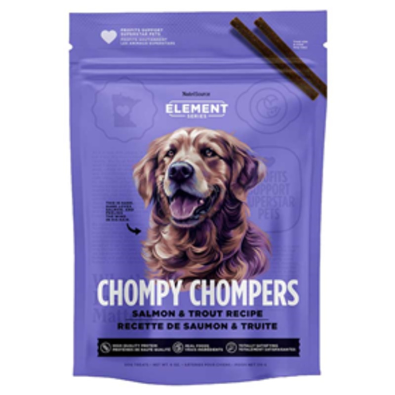 NutriSource Element  Salmon & Trout Chompy Chompers 6oz